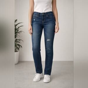 Hollister Skinny Distressed Dark Wash Jeans  5S #1086